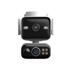 Solar-Powered Dual-Lens Pan/Tilt Securit