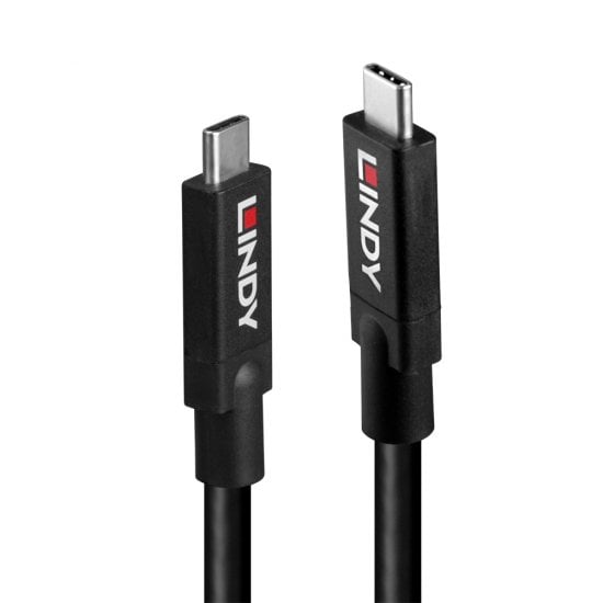 LINDY 8m USB 3.2 Aktivkabel USB Type C 10Gbit/s 8K/60 100W PD