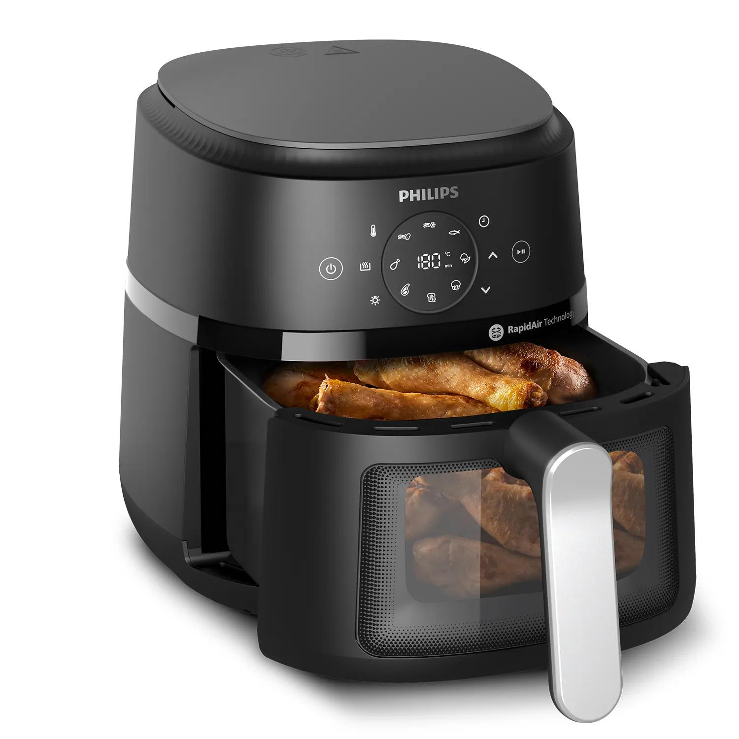 Philips 2000 series NA221/00 Airfryer 2000-serie, 4,2 l (zilver) - Afbeelding 5