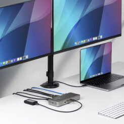 StarTech.com USB4 Docking Station, Driverless Dual 4K voor macOS en Windows, Universeel USB-C Dock met DisplayPort, 100W Laptop Charging en 2.5GbE - Afbeelding 3