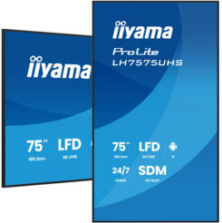 iiyama LH7575UHS-B2AG beeldkrant Digitale signage flatscreen 190,5 cm (75") LCD Wifi 500 cd/m² 4K Ultra HD Zwart Type processor Android 11 24/7 - Afbeelding 2