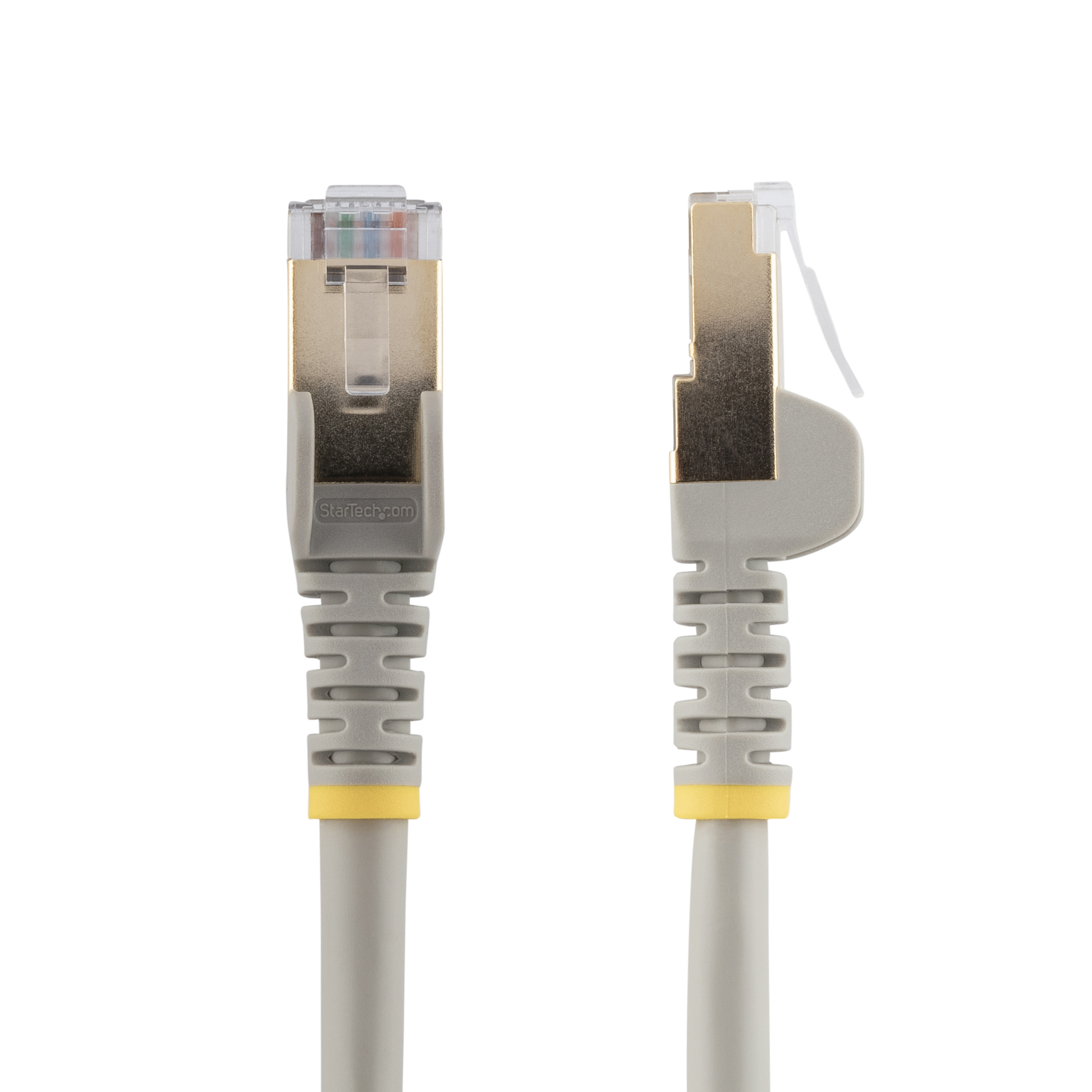 StarTech.com 10m CAT6a Ethernetkabel - 10Gb STP (F/FTP) Shielded Snagless 100W PoE LAN Internetkabel - 10Gbe Netwerk Patchkabel met Trekontlasting - Grijs - Individueel getest - TIA/UL - Afbeelding 2