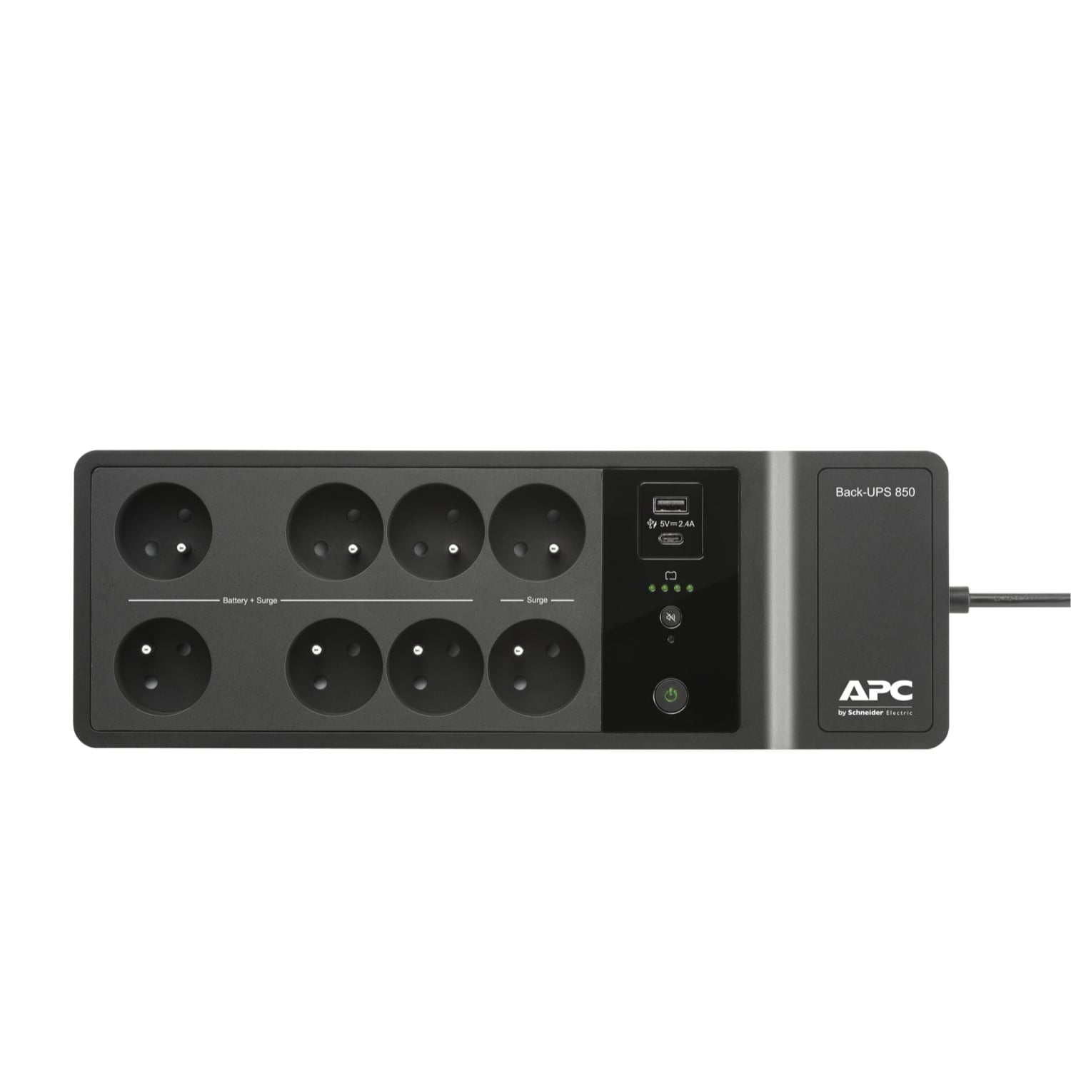 APC Back-UPS BE850G2-FR - Noodstroomvoeding 8x penaarde(België), 850VA, 2 USB opladers, 1 USB datapoort - Afbeelding 5
