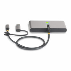 StarTech.com 2-Port USB-C Hub met Ethernet en RS-232, Geïntegreerde USB-C naar USB-A Dongle, 100W PD Pass-Through, 2x USB-A 5Gbps, Gigabit Ethernet, RS232 Serial (FTDI) - Afbeelding 5