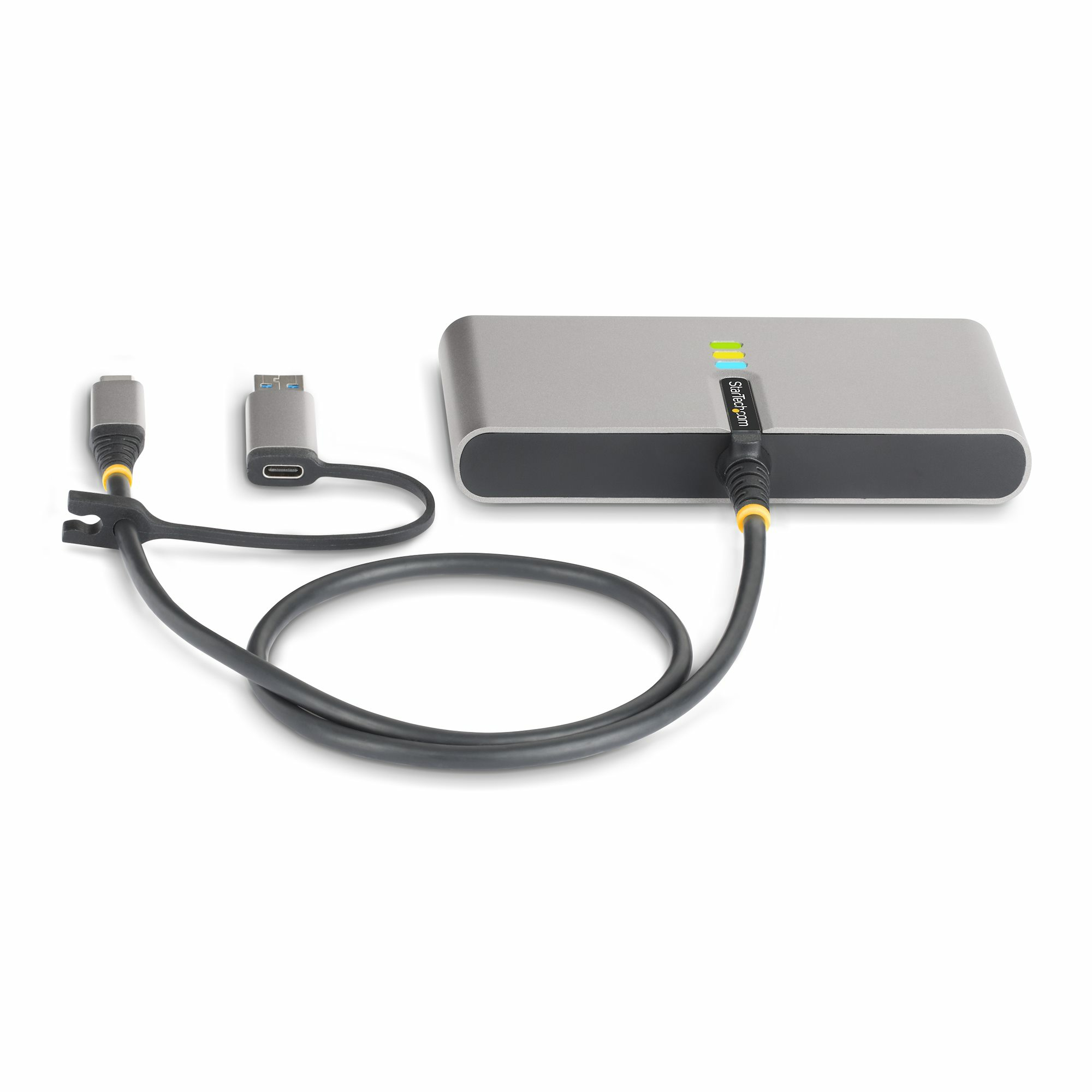 StarTech.com 2-Port USB-C Hub met Ethernet en RS-232, Geïntegreerde USB-C naar USB-A Dongle, 100W PD Pass-Through, 2x USB-A 5Gbps, Gigabit Ethernet, RS232 Serial (FTDI) - Afbeelding 5