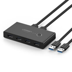 Ugreen 30768 interface hub USB 3.2 Gen 1 (3.1 Gen 1) Type-A 5000 Mbit/s Zwart - Afbeelding 2
