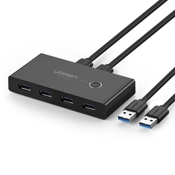 Ugreen 30768 interface hub USB 3.2 Gen 1 (3.1 Gen 1) Type-A 5000 Mbit/s Zwart - Afbeelding 2