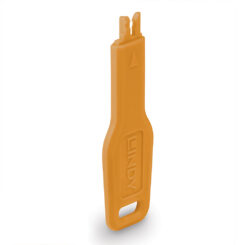 Lindy 47896 poortblokker Poortblokkeersleutel RJ-45 Oranje Acrylonitrielbutadieenstyreen (ABS)
