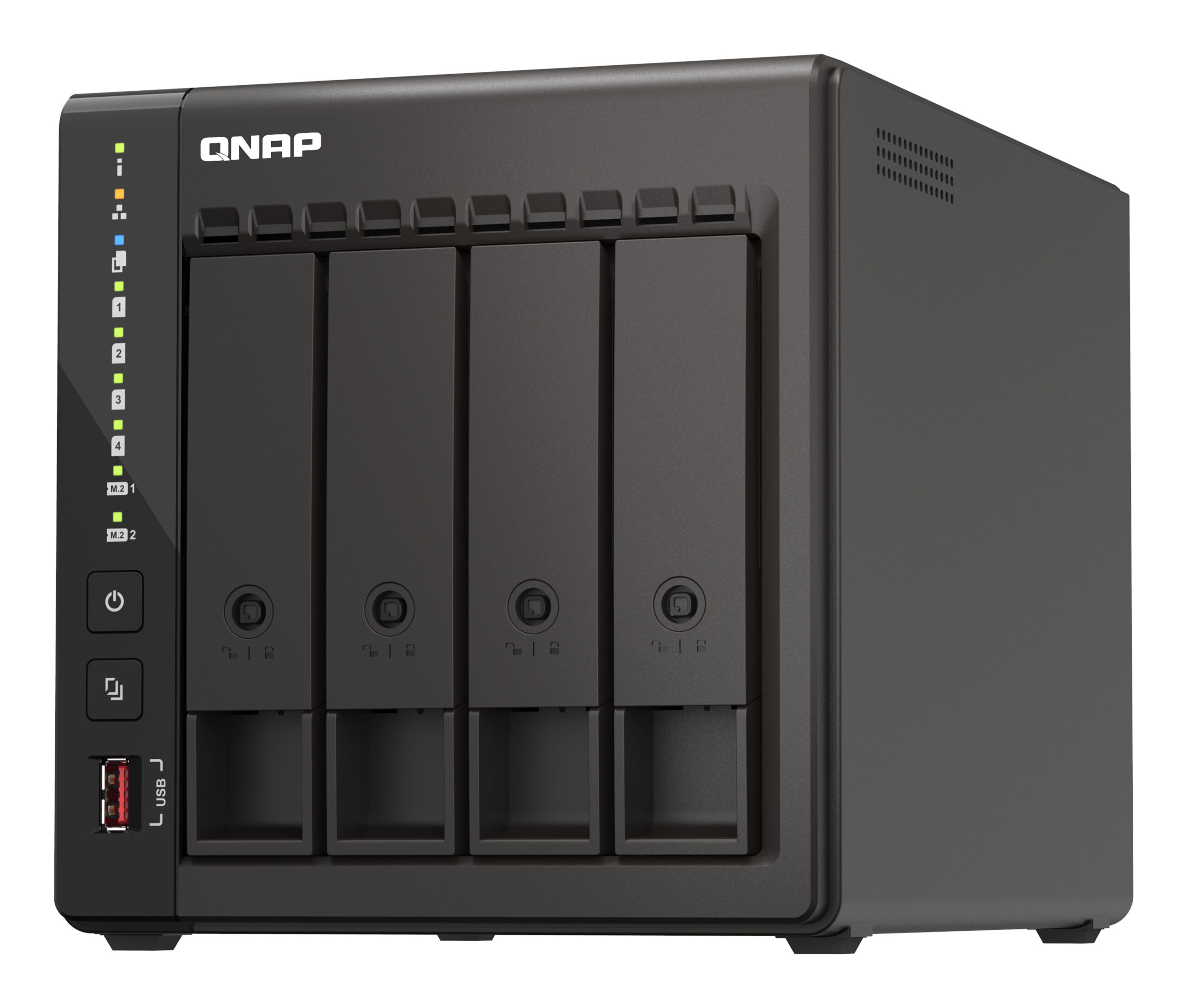 QNAP TS-453E NAS Tower Intel® Celeron® J6412 8 GB 0 TB QNAP QTS Zwart - Afbeelding 6