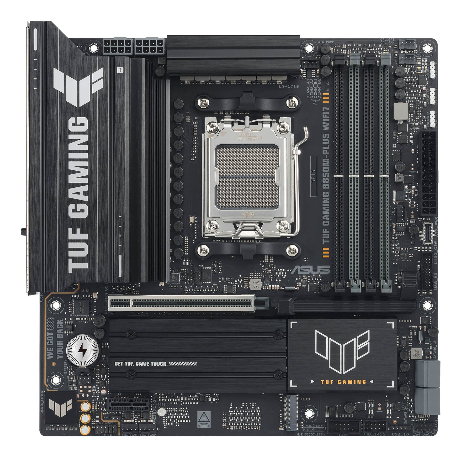 ASUS TUF GAMING B850M-PLUS WIFI7 AMD B850 Socket AM5 micro ATX - Afbeelding 2