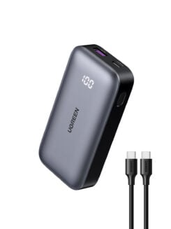 Ugreen 10000mAh Mini Powerbank Quick Charging 30W Grijs - Afbeelding 3