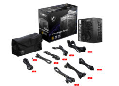 MSI MPG A1000G PCIE5 power supply unit 1000 W 20+4 pin ATX ATX Zwart - Afbeelding 6