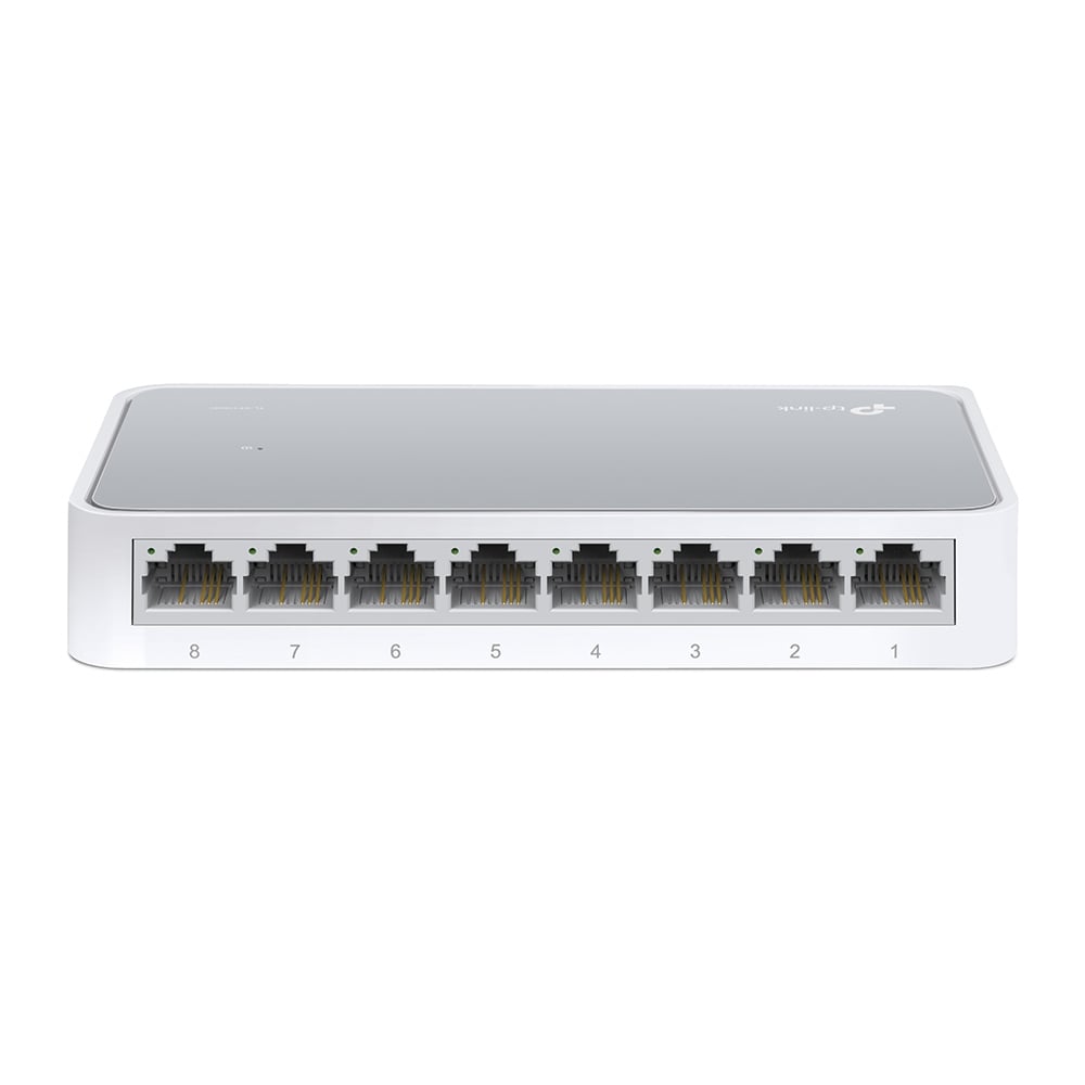 TP-Link TL-SF1008D netwerk-switch Unmanaged Fast Ethernet (10/100) Wit - Afbeelding 2