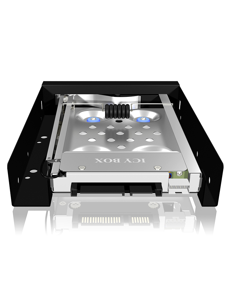 ICY BOX IB-2217ASTS 8,89 cm (3.5") Opslagschijflade Zwart - Afbeelding 6