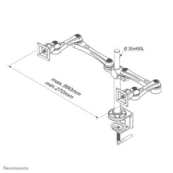 Neomounts FPMA-D930D Monitorarm 10-30" - Afbeelding 4