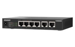 QNAP QSW-2104-2T-R2 netwerk-switch Unmanaged 10G Ethernet (100/1000/10000) Desktop Zwart - Afbeelding 5