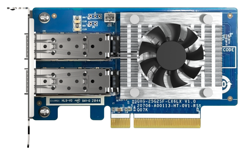 QNAP QXG-25G2SF-CX6 netwerkkaart Intern Fiber 25000 Mbit/s - Afbeelding 3
