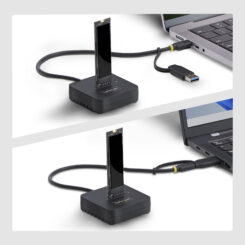 StarTech.com USB-C/USB-A naar M.2 NVMe Dock Adapter, 10Gbps, Externe M.2 NVMe SSD Lezer, B+M/M-Key, Vereist Geen Gereedschap - Afbeelding 5