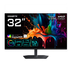 GIGABYTE MO32U2 computer monitor 80 cm (31.5") 3840 x 2160 Pixels 4K Ultra HD QD-OLED Zwart