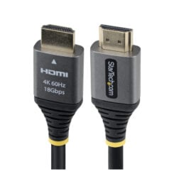 StarTech.com 1,5m Premium Gecertificeerde High Speed HDMI Kabel, 4K 60Hz/1440p 144Hz, HDMI 2.0 Kabel, HDR10/ARC, 18Gbps, 4K HDMI, Monitor/TV/Display, TPE-mantel