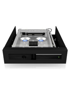 ICY BOX IB-2217ASTS 8,89 cm (3.5") Opslagschijflade Zwart - Afbeelding 5