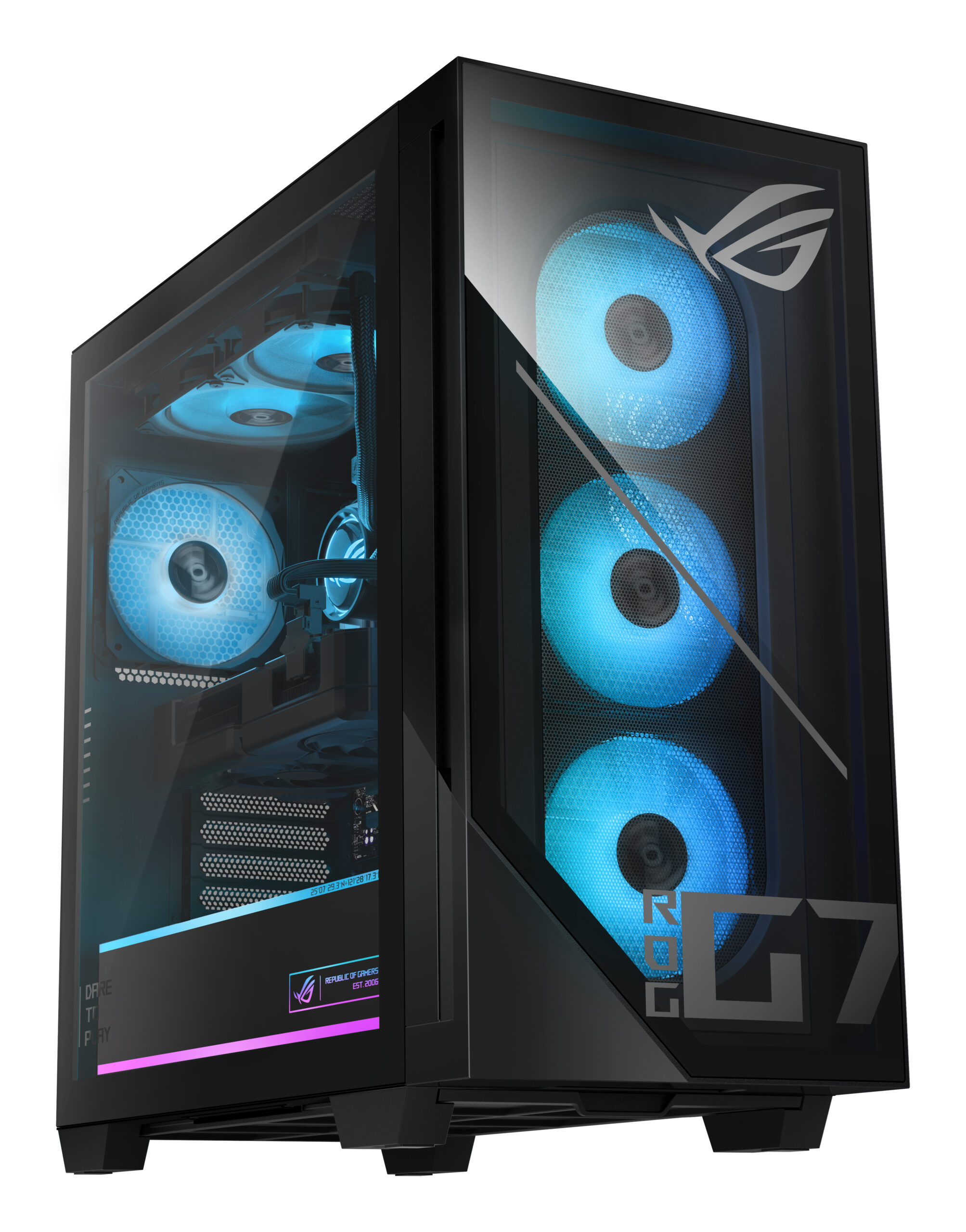 ASUS ROG G700 G700TF-05225F170W Intel Core Ultra 5 225F 32 GB DDR5-SDRAM 1 TB SSD NVIDIA GeForce RTX 5070 Windows 11 Home Tower PC Zwart - Afbeelding 2