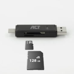 ACT USB-C/USB-A 3.0 card reader - Afbeelding 3