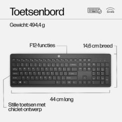HP 230 draadloze muis- en toetsenbordcombo - Afbeelding 5