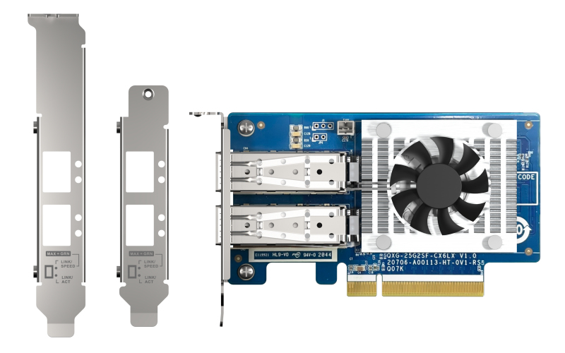 QNAP QXG-25G2SF-CX6 netwerkkaart Intern Fiber 25000 Mbit/s - Afbeelding 2