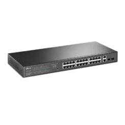 TP-Link TL-SG1428PE netwerk-switch Managed L2 Gigabit Ethernet (10/100/1000) Power over Ethernet (PoE) 1U Zwart - Afbeelding 3
