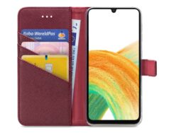 My Style Flex Wallet for Samsung Galaxy A33 5G Bordeaux - Afbeelding 2