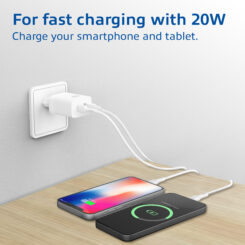ACT USB-C & USB-A lader 20W met Power Delivery PPS, Quick Charge, GaNFast - Afbeelding 4
