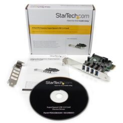 StarTech.com 4 Port PCI Express PCIe SuperSpeed USB 3.0 Controller Adapterkaart met UASP - 5Gbps - SATA Power - USB 3 PCIe Kaart - Afbeelding 6