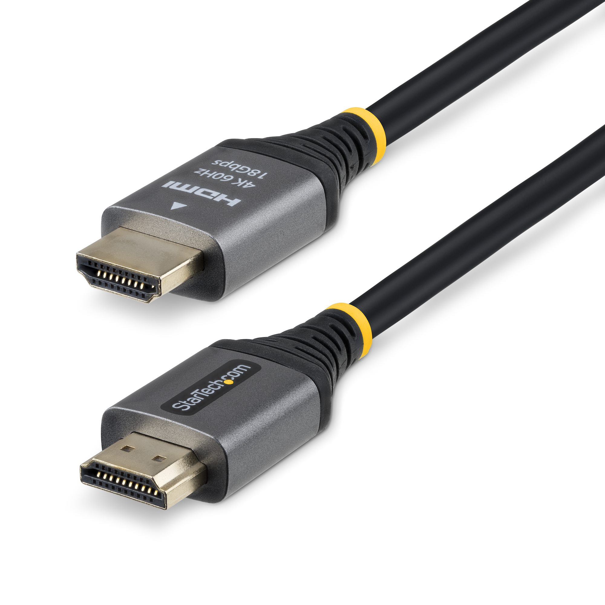 StarTech.com 1,5m Premium Gecertificeerde High Speed HDMI Kabel, 4K 60Hz/1440p 144Hz, HDMI 2.0 Kabel, HDR10/ARC, 18Gbps, 4K HDMI, Monitor/TV/Display, TPE-mantel - Afbeelding 4