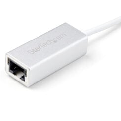 StarTech.com USB 3.0 naar Gigabit Netwerkadapter, Zilver, Aluminium Ontwerp ideaal voor MacBook, Chromebook of Tablet, Driverloze Installatie - Afbeelding 4
