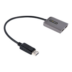 StarTech.com Displayport MST HUB, DP naar Dual HDMI 4K 60Hz, DisplayPort Multi Monitor Adapter met 30cm Kabel, DP 1.4 Multi Stream Transport Hub, DSC, HBR3, DP naar HDMI Splitter voor 2 Schermen - Afbeelding 3