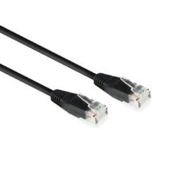 ACT Zwart 5,0 meter U/UTP CAT6 patchkabel met RJ45 connectoren