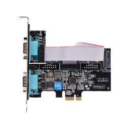 StarTech.com 2-Port PCIe Seriële Adapter Kaart, Quad PCI Express naar RS232/RS422/RS485 (DB9) Serial Kaart, Incl. Low-Profile Beugel, 16C1050 UART, Windows/Linux, TAA Compliant, Level-4 ESD Bescherming - Afbeelding 6