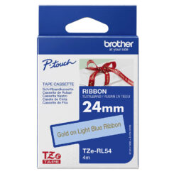 Brother TZE-RL54 labelprinter-tape Gold on blue - Afbeelding 5