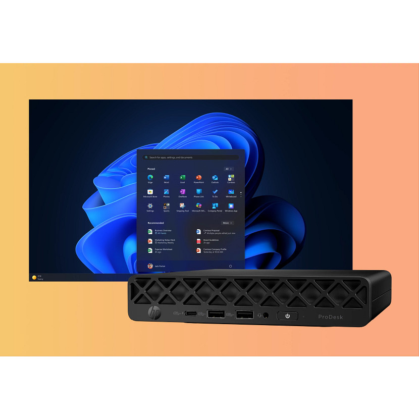 HP ProDesk 4 Mini G1i U5 225T 16GB 512GB Intel Core Ultra 5 DDR5-SDRAM SSD Windows 11 Pro Mini PC AI PC - Afbeelding 6