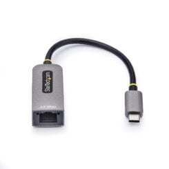 StarTech.com 2.5GbE USB-C naar Ethernet Adapter, NBASE-T NIC, USB 3.0 Type-C 2.5/1G Multi Speed Netwerk, Thunderbolt Compatibel, Windows & Mac - Afbeelding 4
