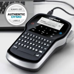 DYMO LabelManager 260-labelprinter | Oplaadbare labelmaker met QWERTY-toetsenbord | Inclusief zwart-wit D1-labeltape (12 mm) | Voor thuis en op kantoor - Afbeelding 3