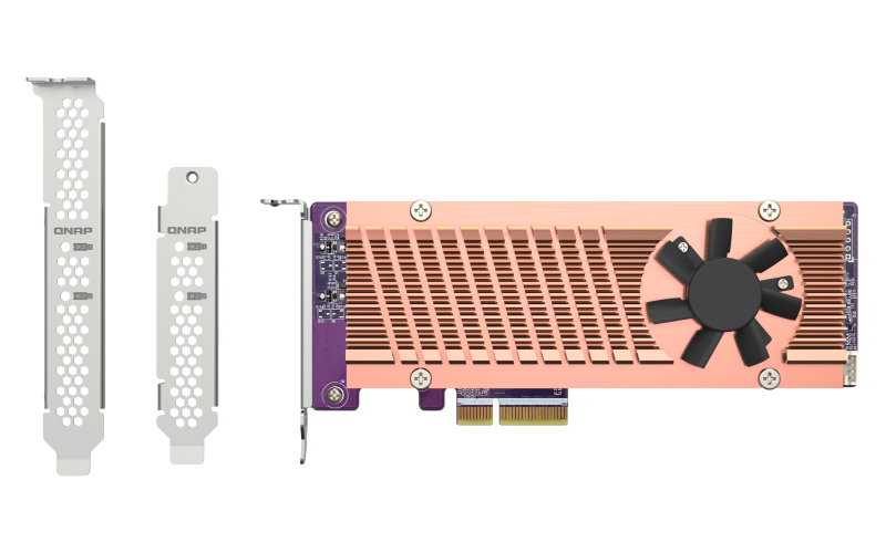 QNAP QM2-2P-344A interfacekaart/-adapter Intern M.2 - Afbeelding 2