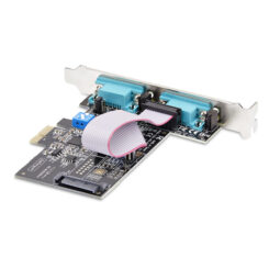 StarTech.com 2-Port PCIe Seriële Adapter Kaart, Quad PCI Express naar RS232/RS422/RS485 (DB9) Serial Kaart, Incl. Low-Profile Beugel, 16C1050 UART, Windows/Linux, TAA Compliant, Level-4 ESD Bescherming - Afbeelding 3