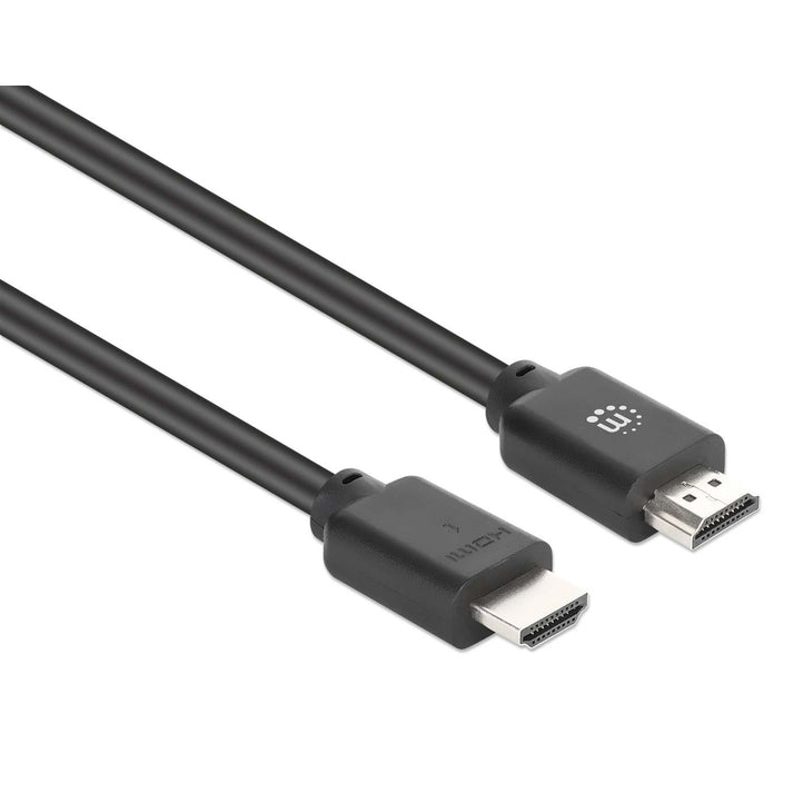Manhattan HDMI kabel 4K@60Hz met Ethernet, 3 m, geschikt voor ALLE 4K en 1080p/HD toepassingen - upgrade nu of zorg dat het klaarstaat voor wanneer je het nodig hebt, mannelijk naar mannelijk, zwart, levenslange garantie, equivalent HDMM3MP - Afbeelding 3