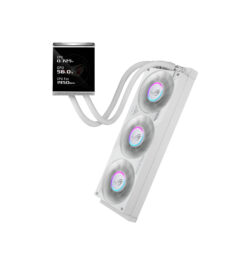 ASUS ROG Strix LC IV 360 ARGB LCD White Edition Processor Kit voor vloeistofkoeling 12 cm Wit - Afbeelding 6