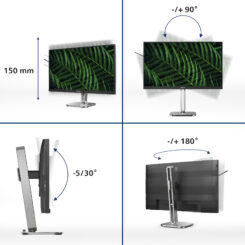 Philips 5000 series 24B2G5200/00 computer monitor 60,5 cm (23.8") 1920 x 1080 Pixels Full HD LCD Antraciet - Afbeelding 6