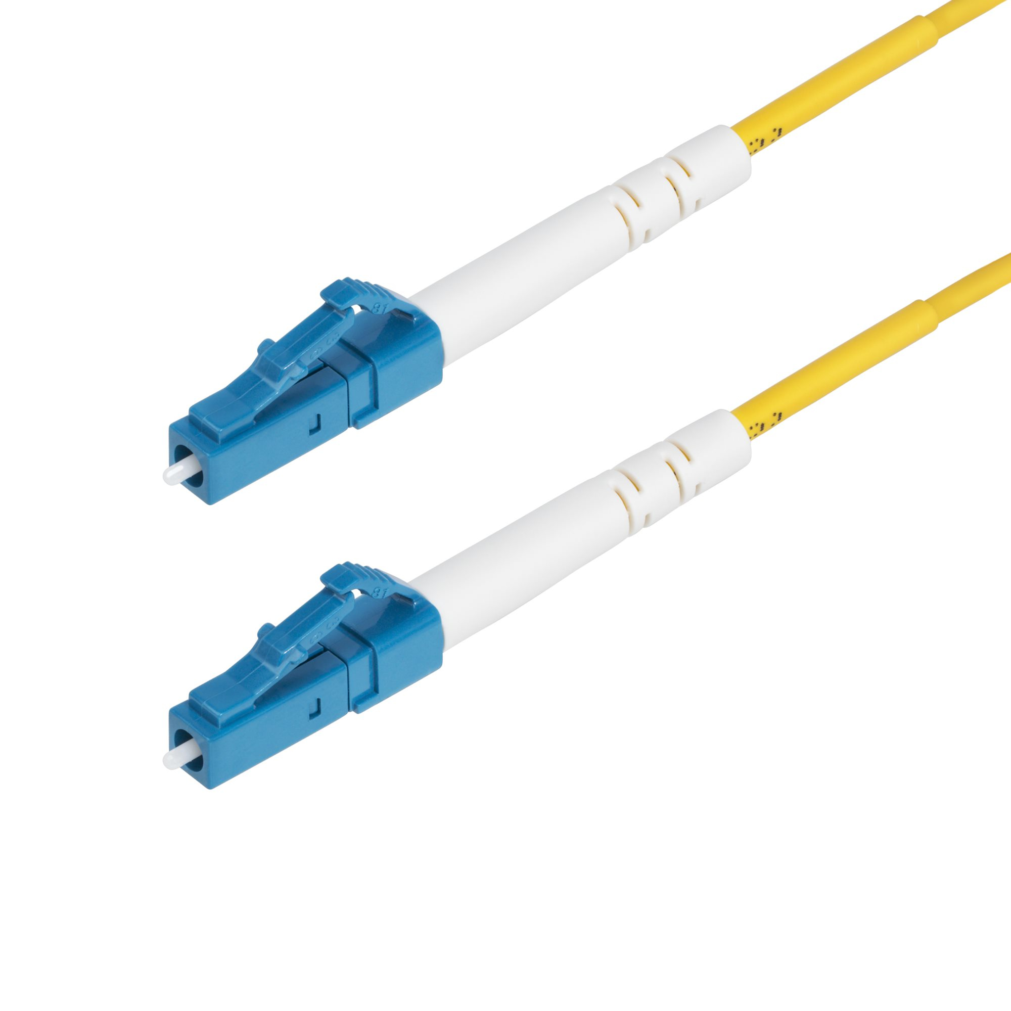 StarTech.com 1m LC naar LC (UPC) OS2 Single Mode Simplex Glasvezel Kabel, 9/125µm, Laser Optimized, 40G/100G, Flexibel Buigen, Low Insertion Loss, LSZH Fiber Patchkabel - Afbeelding 2