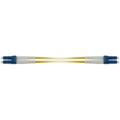 ACT 0.5 meter singlemode 9/125 OS2 duplex armored fiber patch kabel met LC connectoren - Afbeelding 3