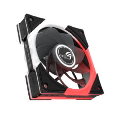 ASUS ROG Eurux GR120 ARGB Reverse Fan - Single Pack Computer behuizing Ventilator 12 cm Zwart, Wit 1 stuk(s)